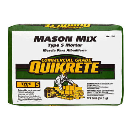 QUIKRETE® Type S Mason Mix 80 lbs. Bag