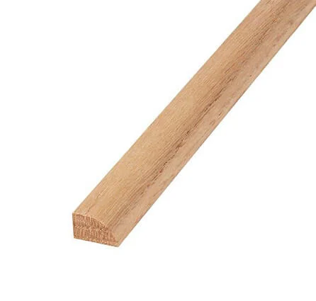 WM127 7/16 in. x 3/4 in. x 96 in. Solid Oak Shoe Moulding