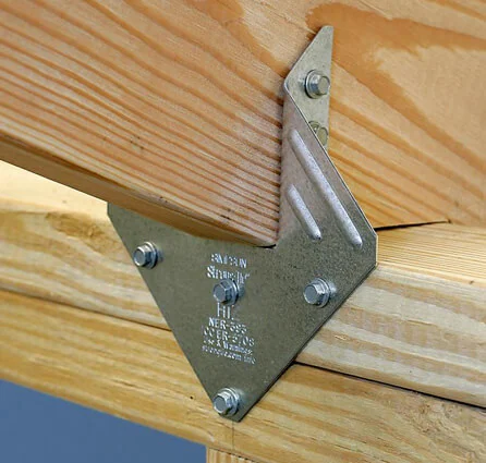 H1 18-Gauge Galvanized Hurricane Tie Simpson Strong-Tie&reg;