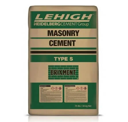 Lehigh Hanson Mortar Cement / Brickset Type S 70 lbs.
