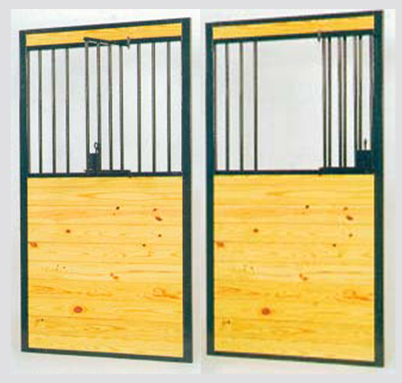 Black Door Frame For Horse Stall 48 in. x 88 in.