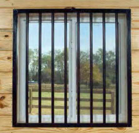 2 ft. x 3 ft. Black Grill HG2 For Horse Stalls Grill Product Option