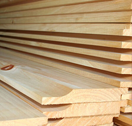 White Pine German Siding Boards