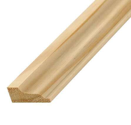  WM210 9/16 in. x 1-5/8 in. Clear Plank Moulding