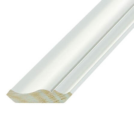 WM53 Primed Clear 2-5/8 in. Finger-Jointed Crown Moulding