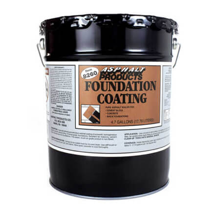 Foundation Coating Asphalt Products 5 Gallon Bucket