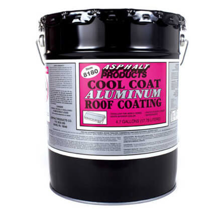 Aluminum Fibered Roof Coating Asphalt Products 5 Gallon Bucket