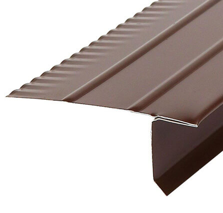 F4-1/2 Brown Aluminum Drip Edge Flashing