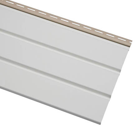 White Vinyl Solid Soffit