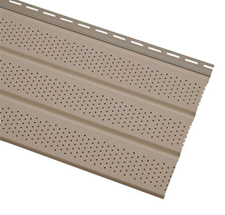 Pebble Clay Vinyl 43 Vent Soffit T4